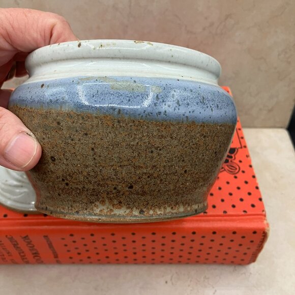 Westhall Pottery Honey Jar / Condiment Jar Drip Glaze - Picture 4 of 10